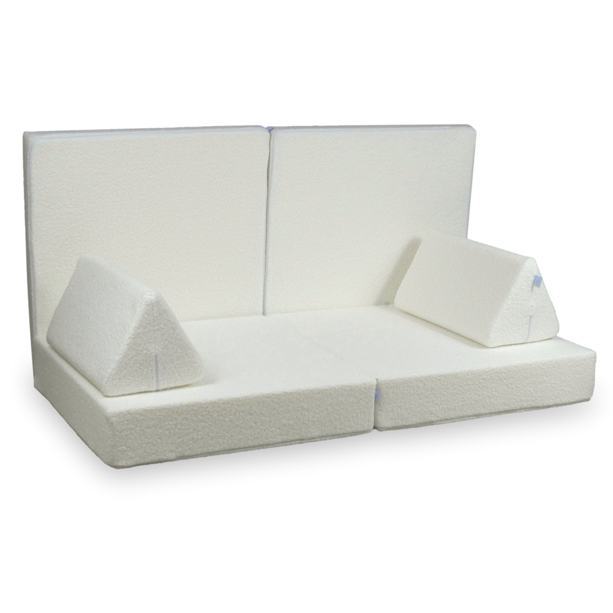 Standard Montessori Spielsofa, Weiß, Schlaufe