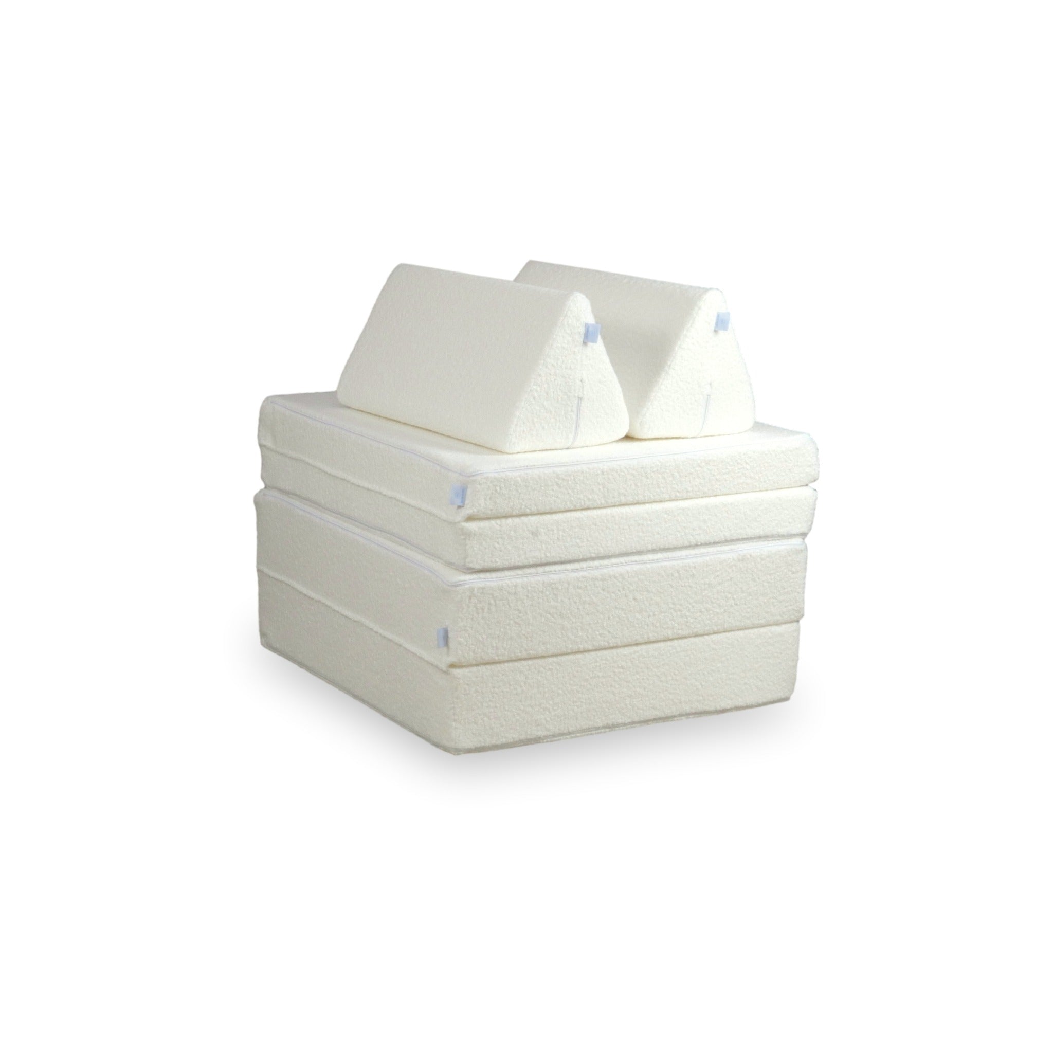 Standard Montessori Spielsofa, Weiß, Schlaufe