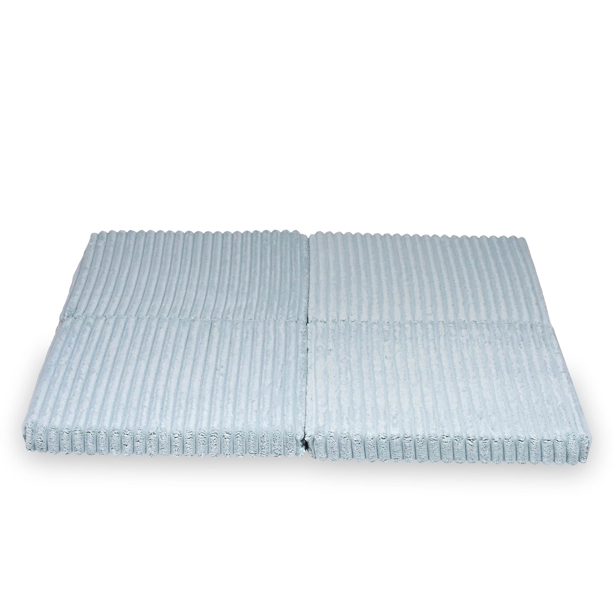 Quadratische, faltbare Babyspielmatte 120 x 120 cm aus Waffelgewebe