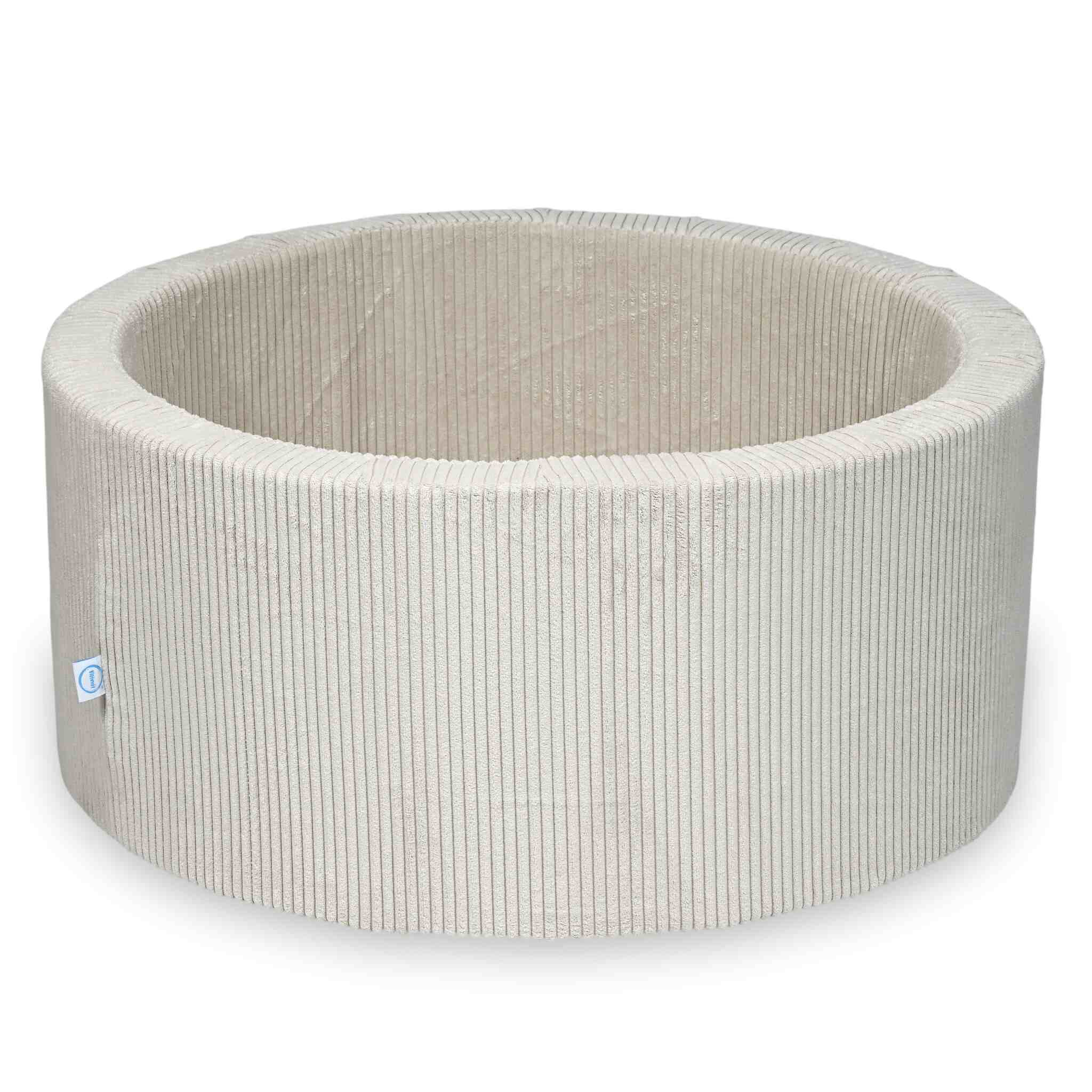 Bällebad 90x40 Kord beige ohne Bälle