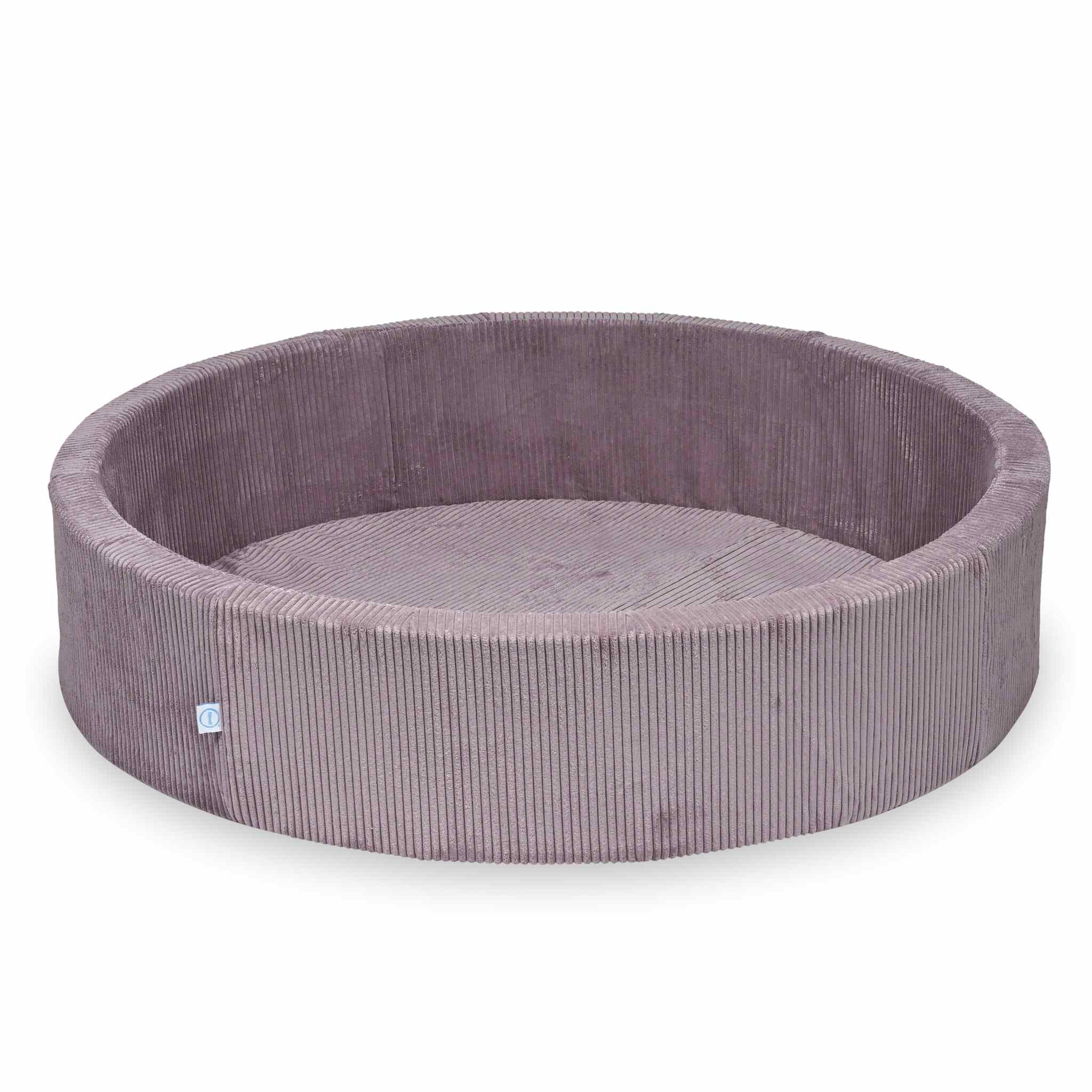 Bällebad 130x30 Kordsamt Lavendel ohne Bälle