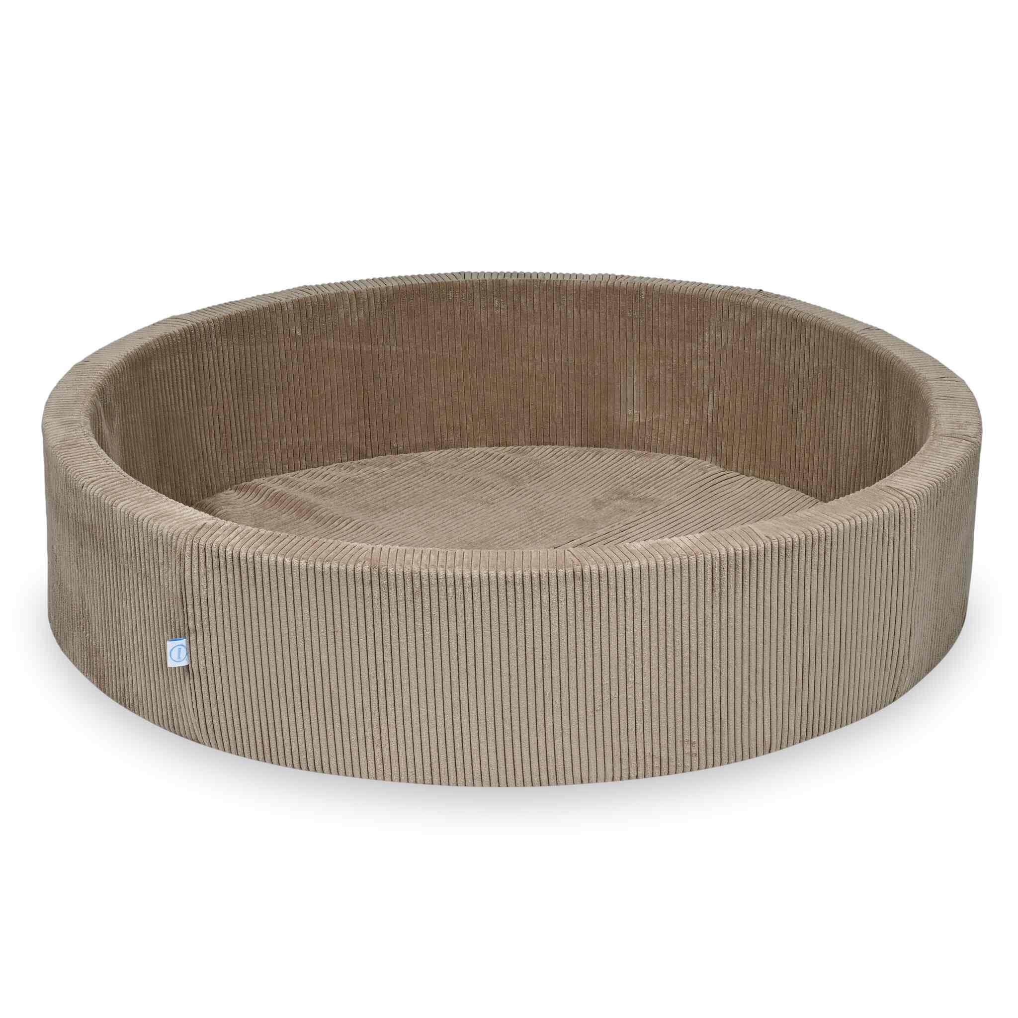 Bällebad 130x30 Cord Toffee ohne Bälle
