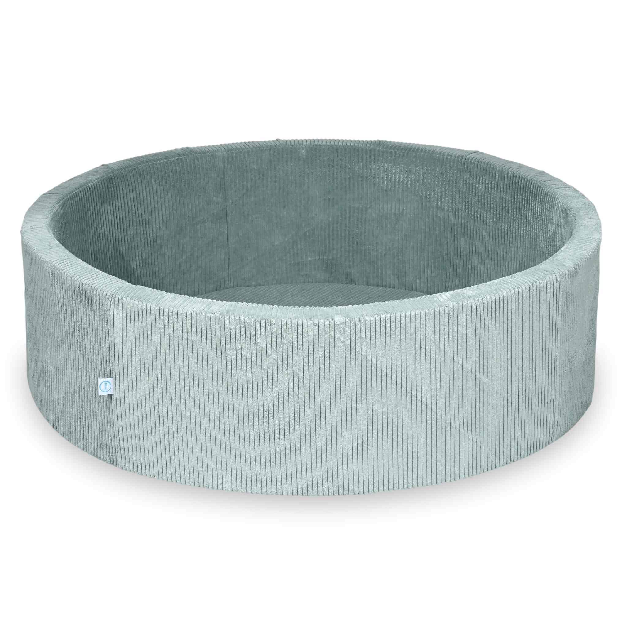 Bällebad 130x40 Hellmint Cord ohne Bälle