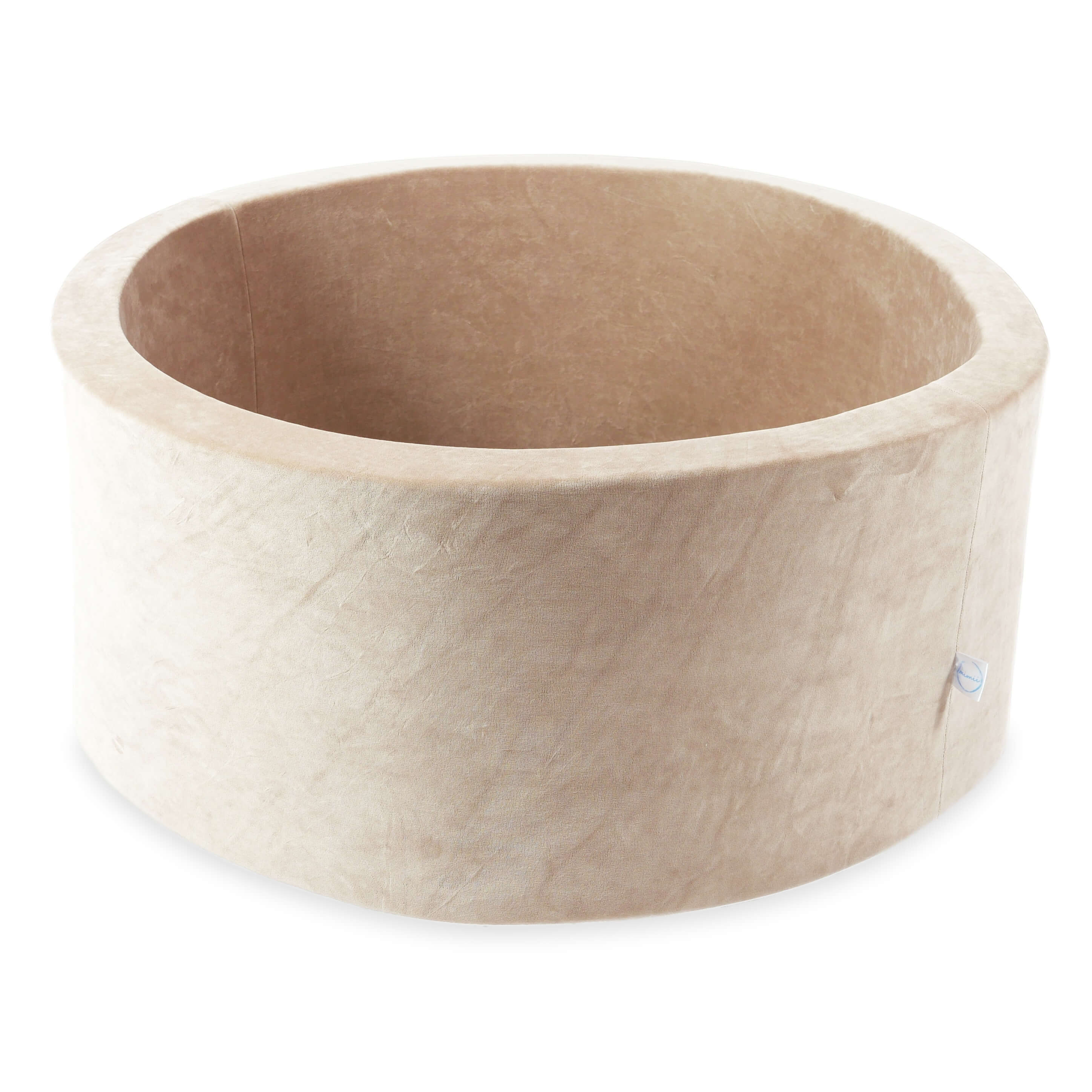Bällebad 90x40 Samt Softbraun ohne Bälle