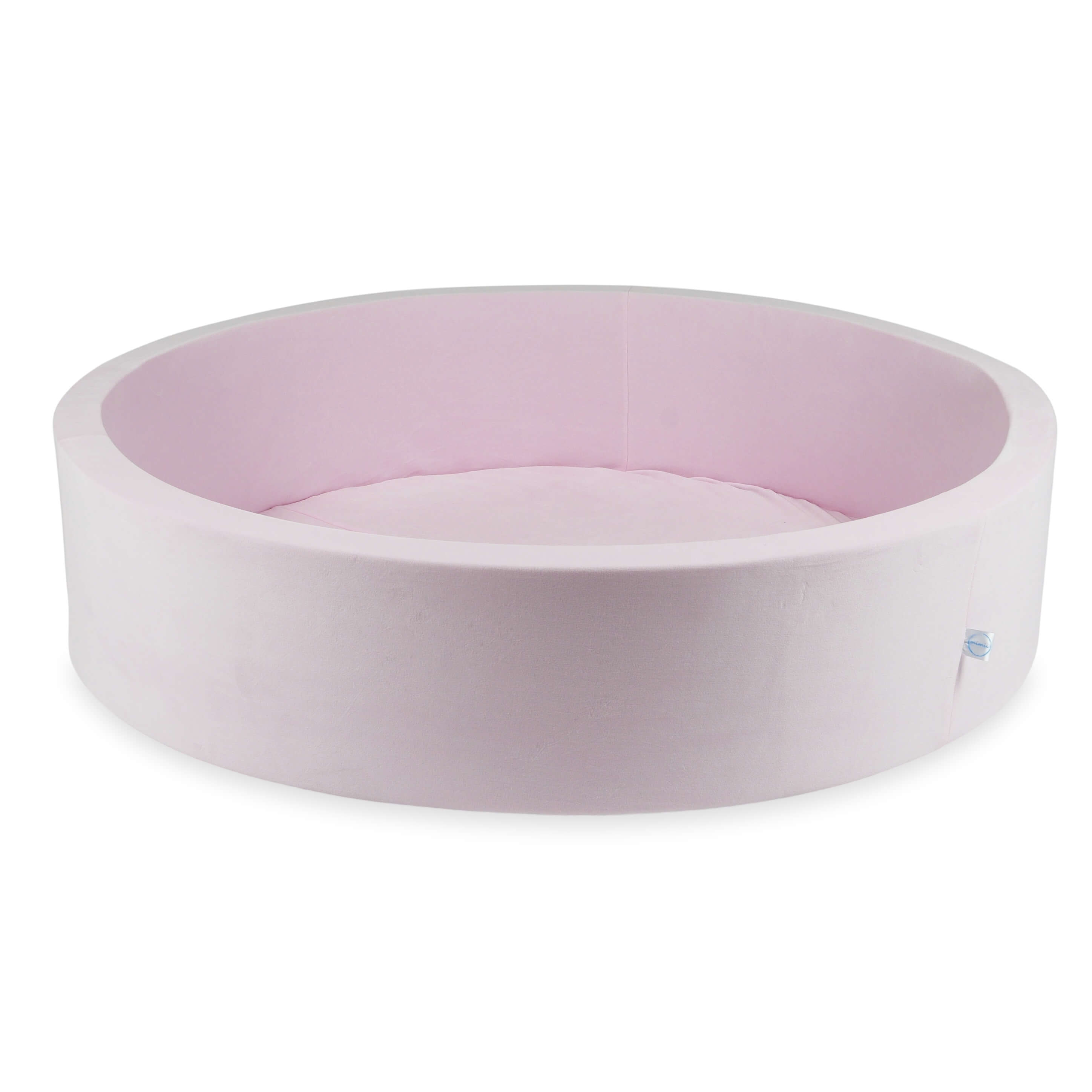 Bällebad 130x30 Velvet Soft Light Pink ohne Bälle