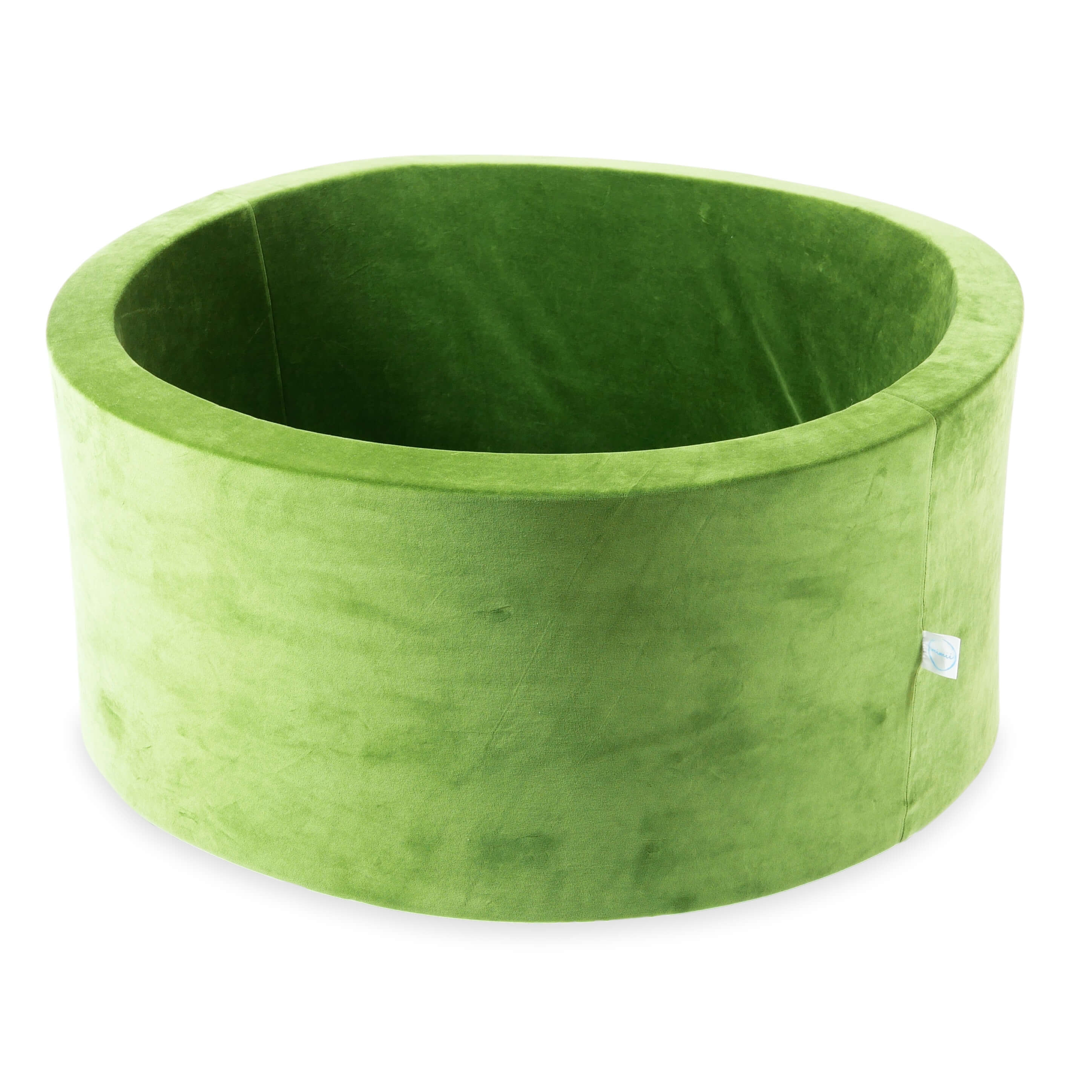 Bällebad 90x40 Velvet Soft olive ohne Bälle