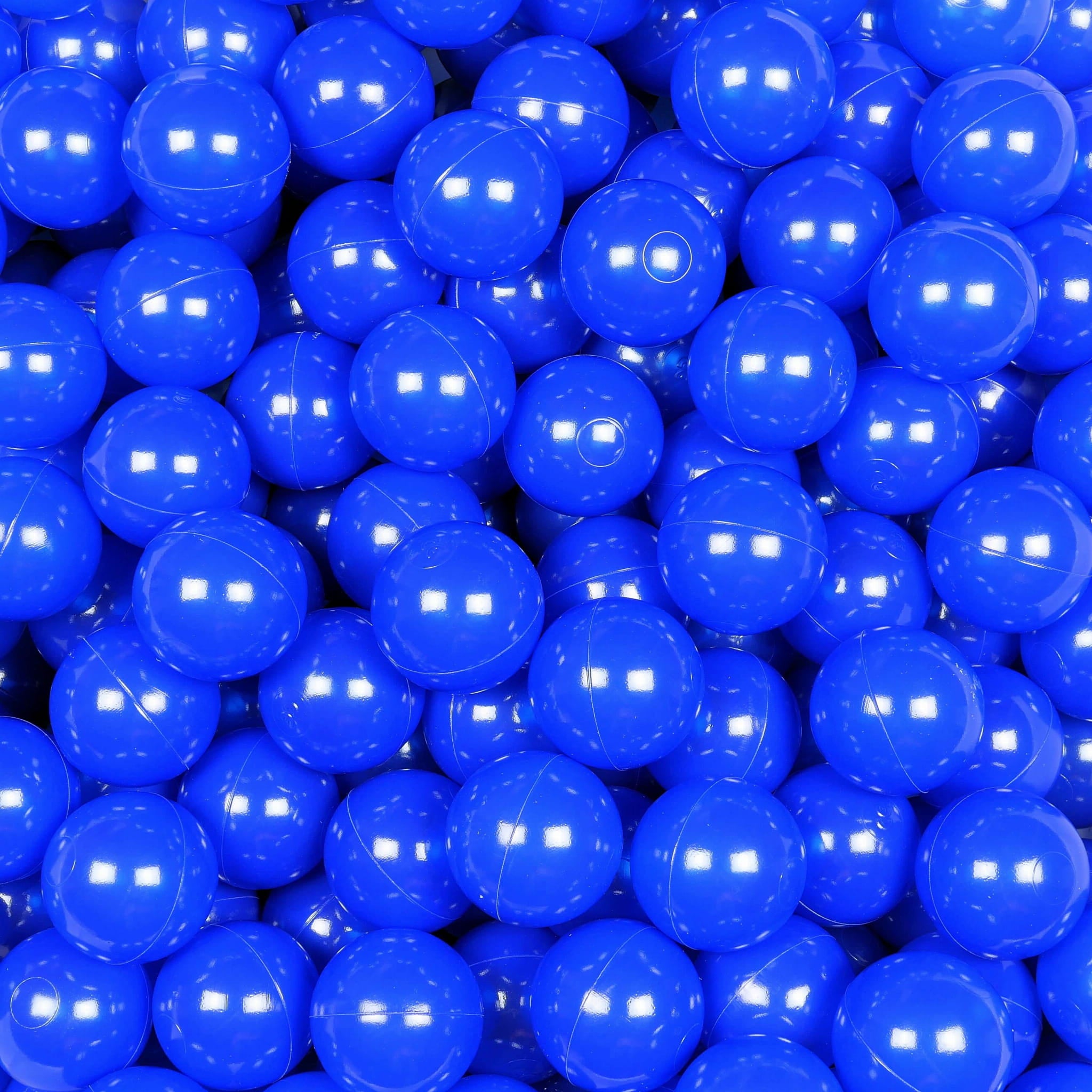 25 blaue Spielbälle, 7 cm Durchmesser